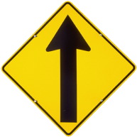 up sign